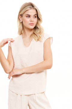 Блуза Панда 182743w бежевый - фото 1