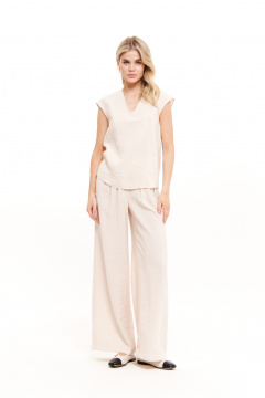 Блуза Панда 182743w бежевый - фото 2