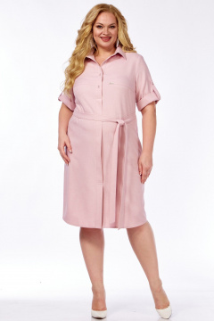 Платье LadyThreeStars 2571 пудра - фото 2