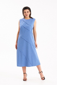 Платье KaVaRi 1111.2 голубой - фото 2