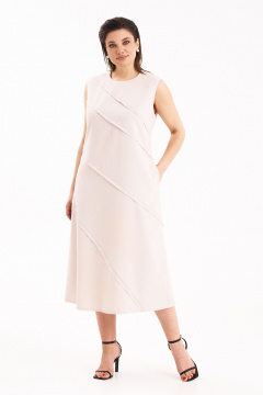 Платье KaVaRi 1111.1 пудровый - фото 2