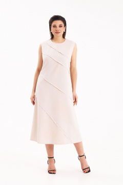 Платье KaVaRi 1111.1 пудровый - фото 1