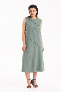 Платье KaVaRi 1111 светло-зеленый - фото 5