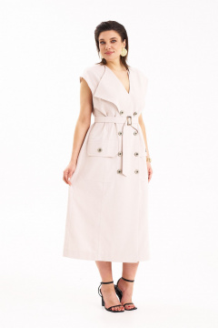 Платье KaVaRi 1109.1 пудровый - фото 5