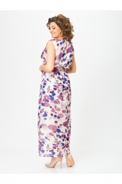 Платье Zlata 4449 синий - фото 2