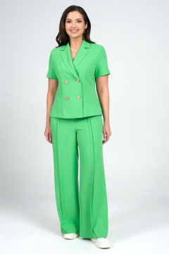 Брюки, жакет Alani Collection 2344 зеленый - фото 1