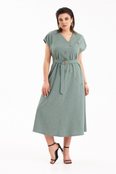 Платье KaVaRi 1112 светло-зеленый - фото 1