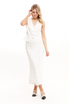 Жилет Панда 15637 молочный - фото 5