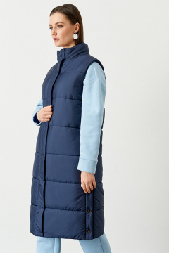 Жилет Nelva 0089 синий - фото 4