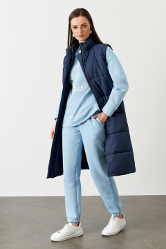 Жилет Nelva 0089 синий - фото 1