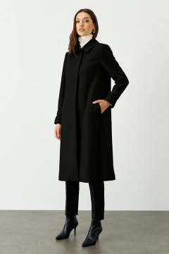 Пальто Nelva 0092 черный - фото 3