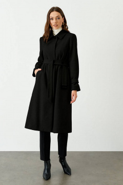 Пальто Nelva 0092 черный - фото 1