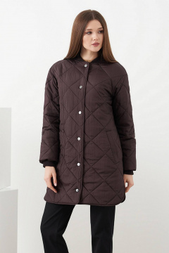 Пальто Nelva 0096 шоколадный - фото 1