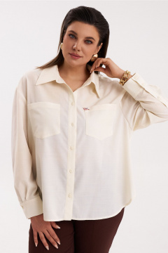 Рубашка KaVaRi 4019.1 желтый - фото 5