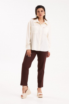 Рубашка KaVaRi 4019.1 желтый - фото 3