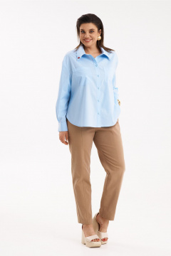 Рубашка KaVaRi 4019 голубой - фото 2