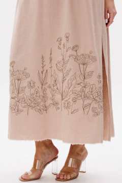 Платье Ma Сherie 4115 бежевый - фото 5