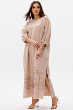 Платье Ma Сherie 4115 бежевый - фото 3