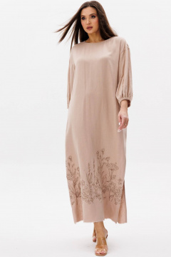 Платье Ma Сherie 4115 бежевый - фото 2