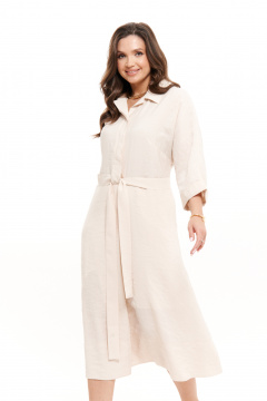 Платье Панда 18080 бежевый - фото 2