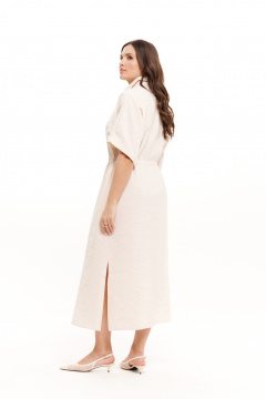 Платье Панда 18580 бежевый - фото 5