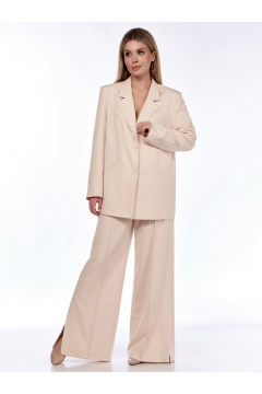Брюки, жакет Медея и К 2266 бежевый - фото 1