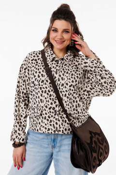 Жакет Anelli 1528 песочные_пятна - фото 3