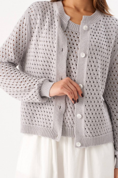 Жакет Romgil РВ0212-ХЛ4 светло-серый - фото 3