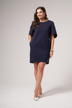 Платье Панда 183080w синий - фото 1