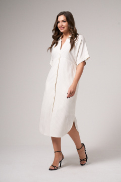 Платье Панда 187680w молочный - фото 1