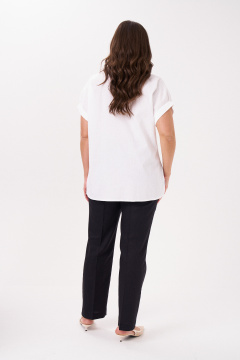 Блуза Панда 91848w белый - фото 4