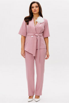 Брюки, жакет Mislana 1189 розовый - фото 1