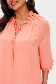 Блуза Mislana 791 коралл - фото 5