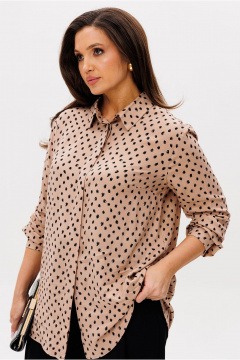 Блуза Mislana 1149 беж_камушки - фото 3