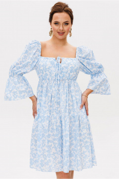 Платье Mislana 1963 голубой - фото 2