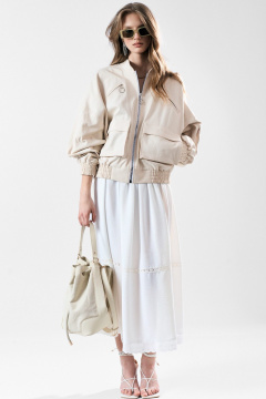 Бомбер MilMil 1197 кремовый - фото 2