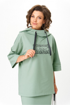 Джемпер, юбка Michel chic 1248/1 пастельный_зеленый - фото 4