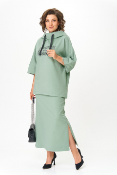 Джемпер, юбка Michel chic 1248/1 пастельный_зеленый - фото 3