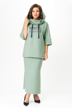 Джемпер, юбка Michel chic 1248/1 пастельный_зеленый - фото 2
