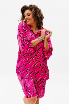 Рубашка, шорты Anelli 1407 малиновый - фото 3