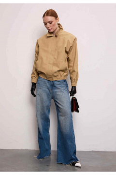 Бомбер DEVITA 9009-1 бежевый - фото 3