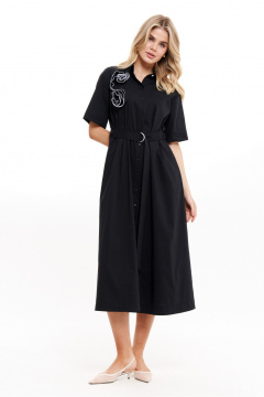 Платье Панда 100980 черный - фото 3