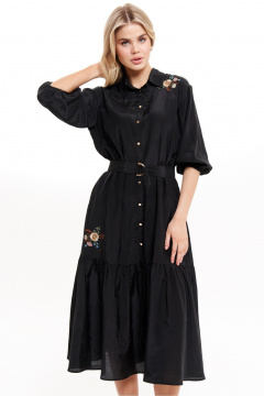 Платье Панда 17380 черный - фото 1