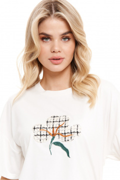 Джемпер Панда 18640 молочный - фото 2