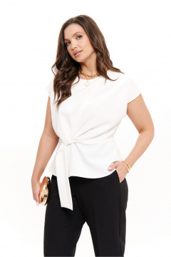 Блуза Панда 102040 молочный - фото 3