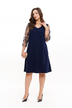 Платье Панда 18880 синий - фото 4