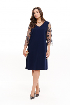 Платье Панда 18880 синий - фото 1