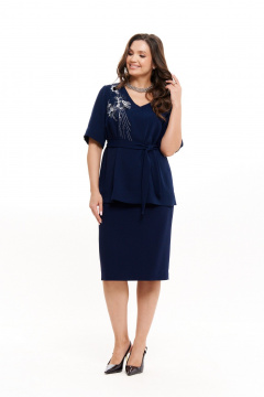 Юбка Панда 19250 синий - фото 2