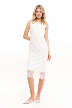 Платье Панда 100880 молочный - фото 2