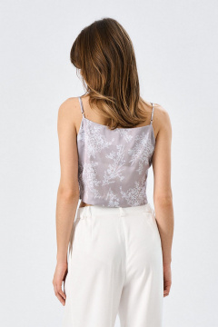 Топ из текстиля в нарядном стиле Art Ribbon M1092T - фото 4